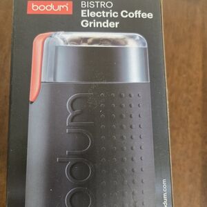 Bodum Bistro Black and Red Electric Coffee Grinder